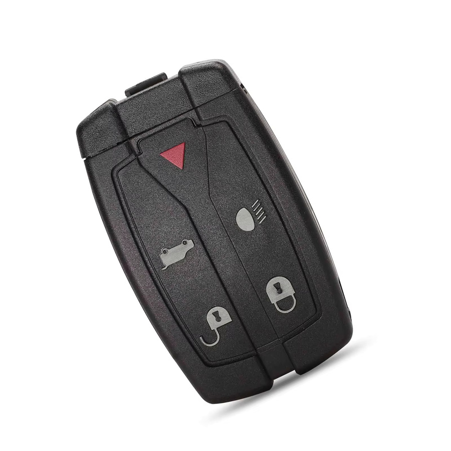 Bilchave 5 Tasten Autoschlüssel Gehäuse Shell Fob Fall in Schwarz für Land Rover Discovery 4 Sport Evoque Freelander 2 3 LR2 - Bild 2