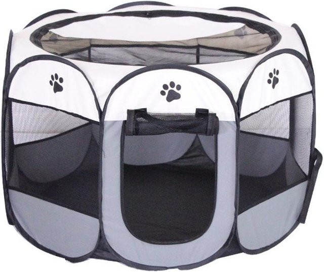 Tragbares und faltbares Katzenzelt sowie Haustierzelt für den Außenbereich von Household supplies MH, B/T/H: 73 x 73 x 43 cm - Bild 1