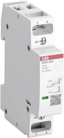ABB EN20-20N-06 Installationsschütz mit 2 Schließern 20A in Weiß - Bild 1
