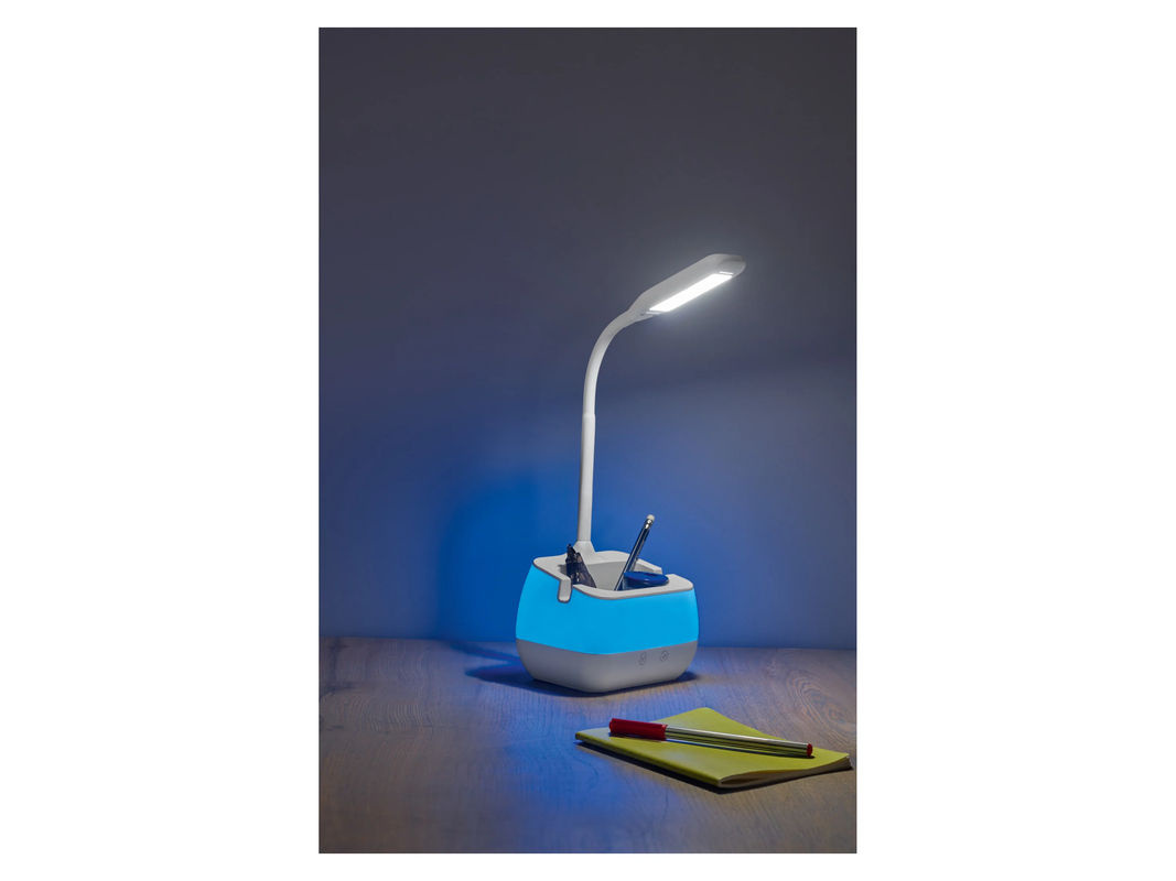 LIVARNO HOME LED Akku-Tischleuchte mit Touch-Funktion und RGB-Beleuchtung in Weiß - Bild 2