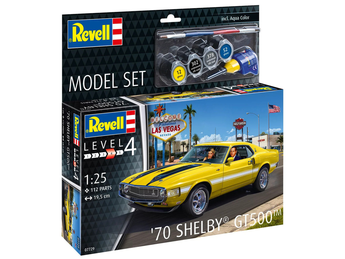 Revell Model Set '70 Shelby GT500, Modellbau, 1:25, ab 12 Jahren - Bild 2