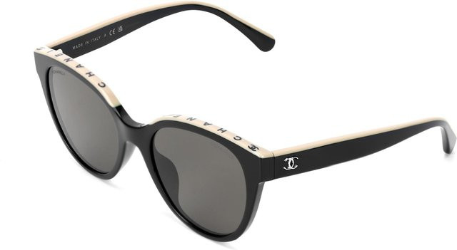 Chanel CH5414A Sonnenbrille Schmetterling, Vollrand, Schwarz, Grau, Unisex - Bild 1