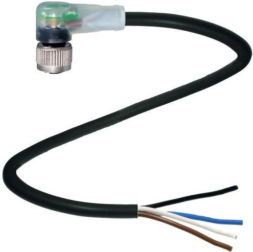 Pepperl+Fuchs 240802-0002 Sensor-Aktor-Steckverbinder konfektioniert, 4-polig, schwarz, Länge: 10 m - Bild 1