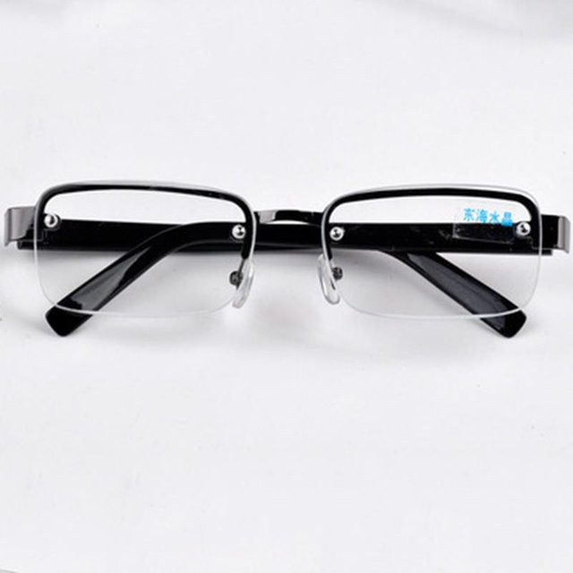 Unisex Lesebrille Halbrand, transparent, +3.0 - Bild 1