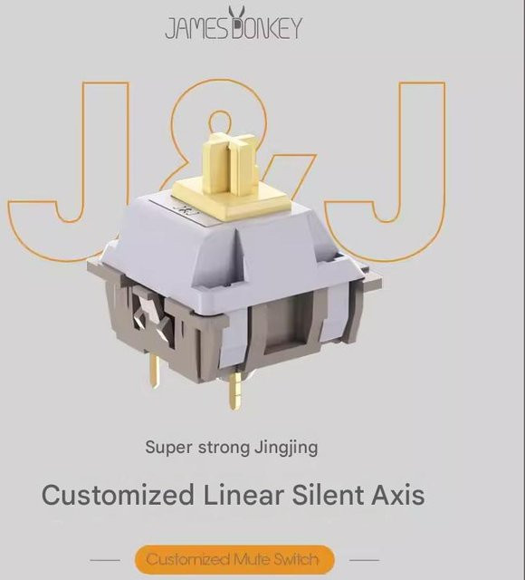 Jarvis JJ Silent Linearer Tastaturschalter mit Japan Premium-Fettschmierung und 35 g Druckkraft für mechanische Tastaturen - Bild 1