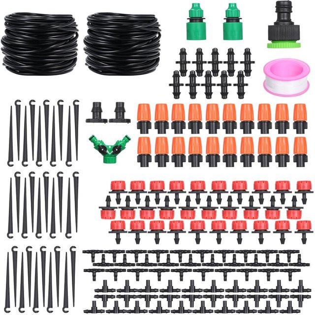 Brazone Automatisches Mikro-Tropfbewässerungssystem für Garten und Gewächshaus, DIY Selbstbewässerungs-Kit, Mehrfarbig - Bild 1