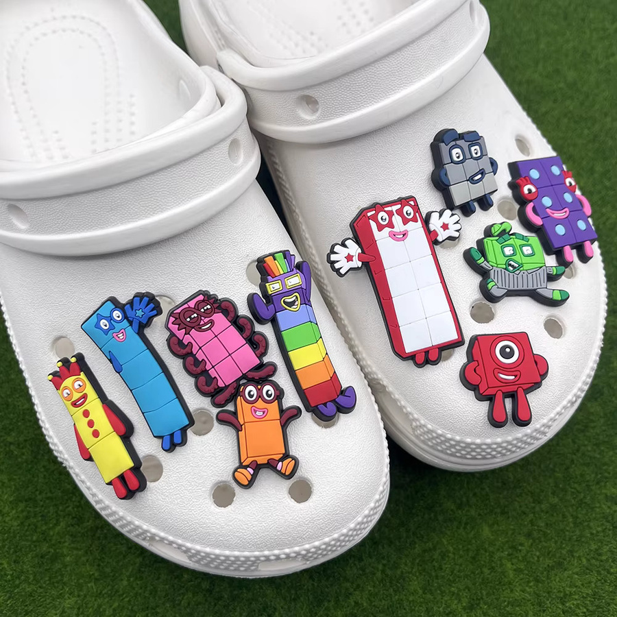 Hot Toys Schuh Charms, Cartoon, Bausteine, für Clog Sandalen und Armband - Bild 3