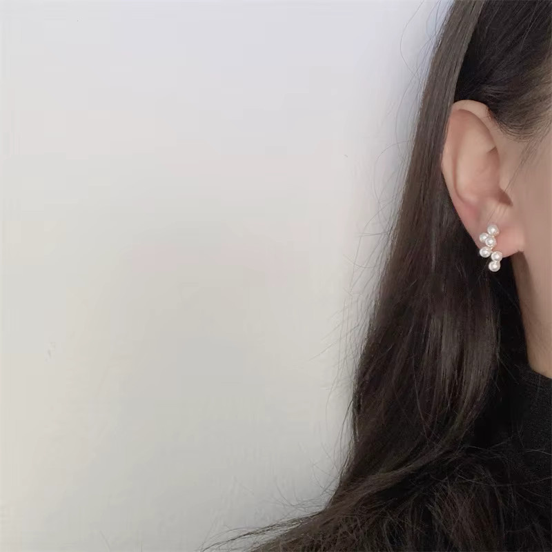 laoloutian Ohrringe, Perle, Gold, Damen - Bild 3