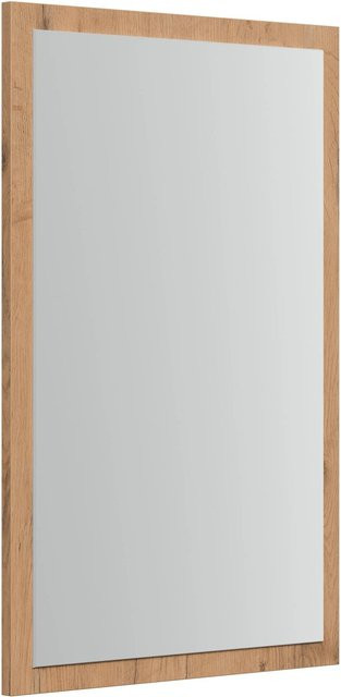 Posseik Flurspiegel Beauregard-M mit Rahmen in Oak, rechteckig, Wandmontage, Breite: 78,0 cm, Höhe: 50,4 cm, Tiefe: 23,0 cm - Bild 1