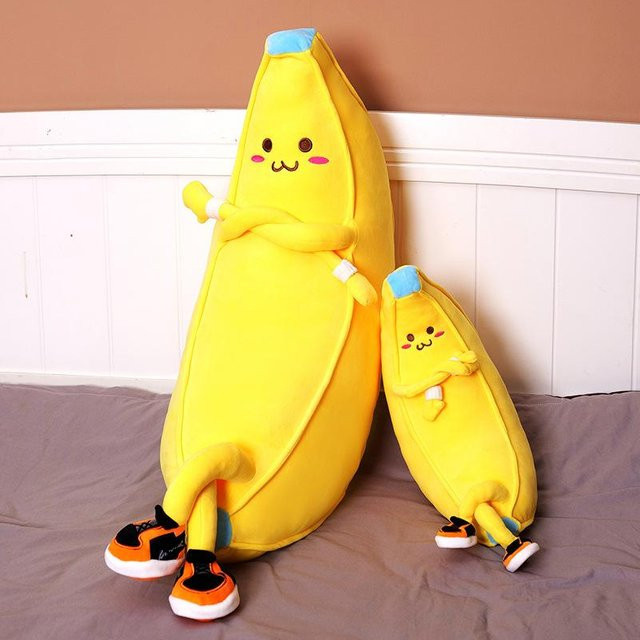Bananen-Kissen, Plüschtier, 90cm - Bild 1