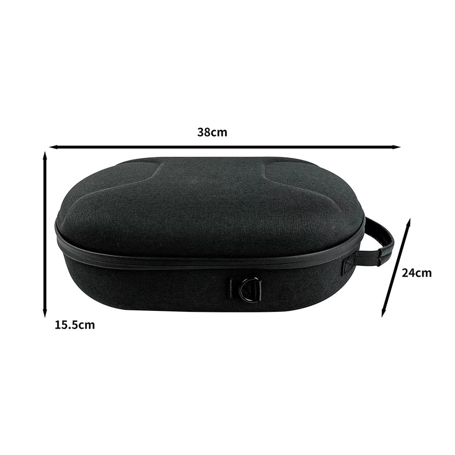 VODOOL EVA-Reisetasche für Meta Quest 3 VR-Headset, wasserdichte und stoßfeste Schutzbox in Schwarz mit verstellbarem Schultergurt - Bild 6