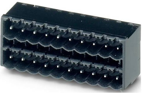 Phoenix Contact 1753145 Leiterplatten-Grundleiste, Schwarz, 50 Stück - Bild 1