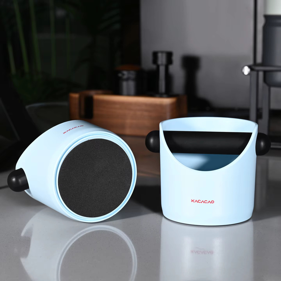 KACACAO Kaffee Knock Box Espresso Container in Blau mit Anti-Slip-Funktion für Barista und Café-Zubehör - Bild 4