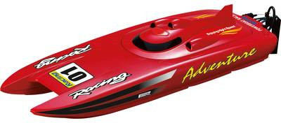 Amewi Adventure Rennkatamaran RC Motorboot rot RTR - Bild 2