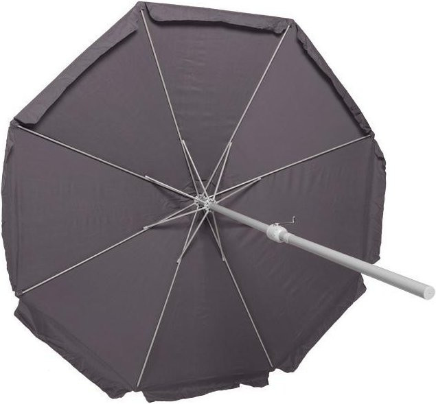 Merxx Marktschirm aus Aluminium und Polyester in Grau mit Ø 400 cm - Bild 1