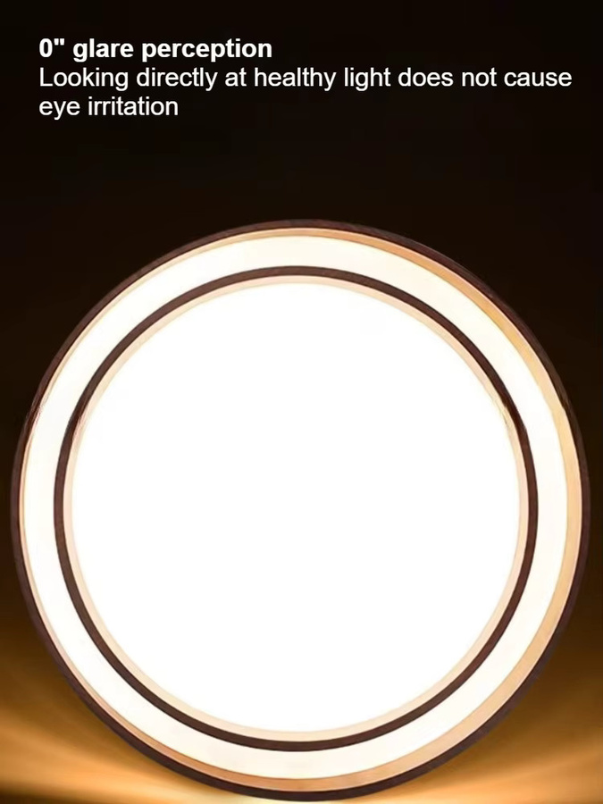 Nordic Lava Ball LED Deckenleuchte aus Walnuss Holz in Braun für Wohnzimmer, Esszimmer, Schlafzimmer und Balkon - Bild 4