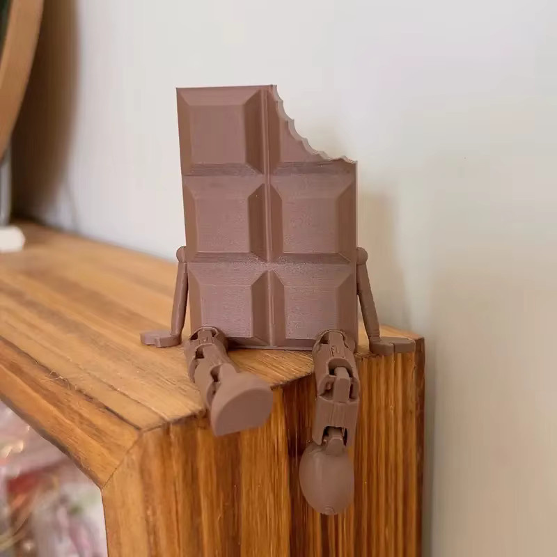 SHNGki 3D-gedruckte Schokoladenskulpturen mit beweglichen Gelenken als dekorative Tischdekoration - Bild 3