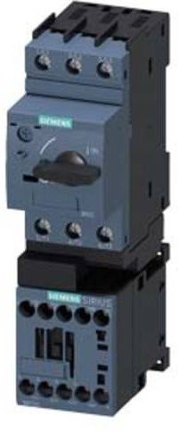 Siemens Verbraucherabzweig 3RA2110-1KA17-1AP0 in Blau mit 11.5A Nennstrom und 5.5kW Motorleistung bei 400V - Bild 1