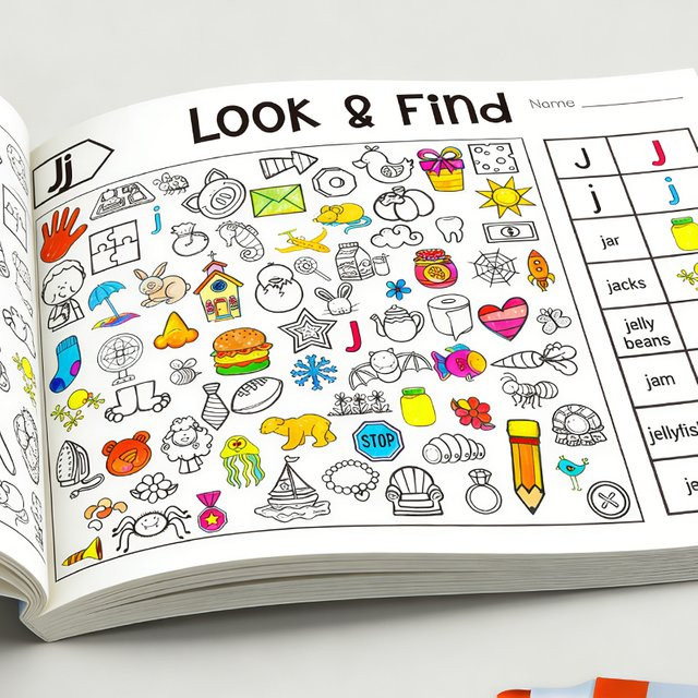 Yligoode Kinderbuch, Malbücher mit Suchspielen, bunt, Pappe / Karton - Bild 1