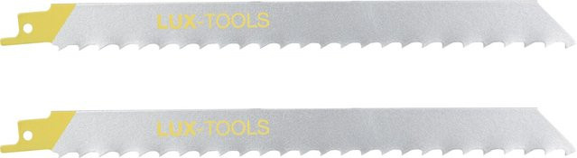 LUX-TOOLS Säbelsägeblatt für Holz grob, 228 mm, 2 Stück, Silber - Bild 1