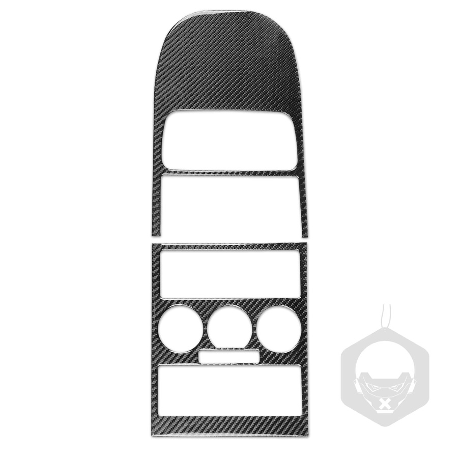 RRX CARBON Carbon-Faser Aufkleber für Opel Astra G 1998-2003 Radio und AC/CD Bedienfeld in Schwarz - Bild 2