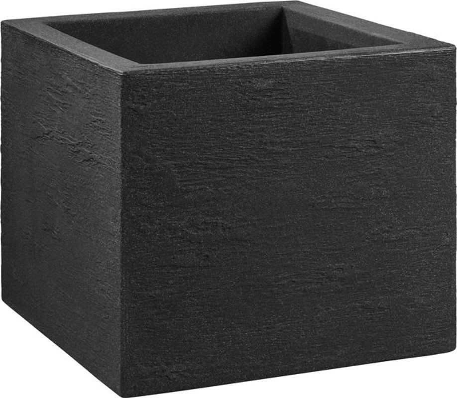 PARKSIDE Pflanztopf aus Kunststoff in Schwarz und Anthrazit, quadratisch - Bild 1