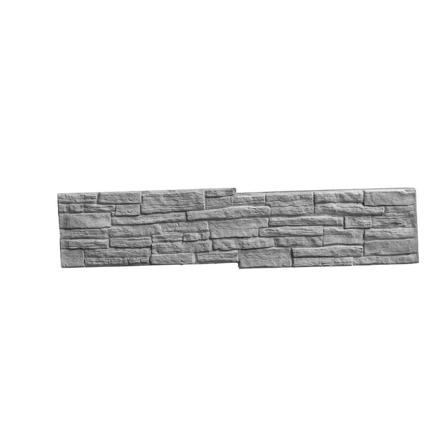 Beckers Betonzaun-Platte Nostalgie in Betongrau, B/H/T: 144 x 30 x 4,5 cm - Bild 2