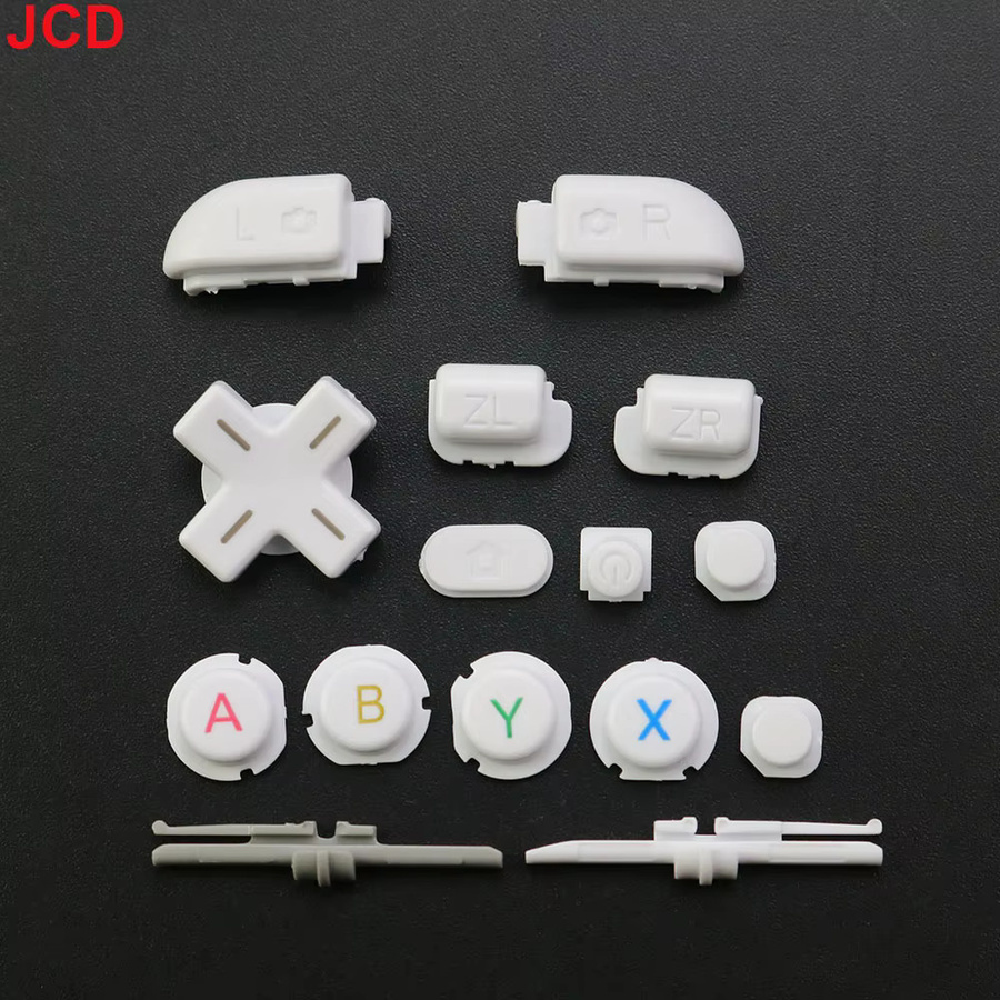 JCD Komplettes Ersatzteil-Set für New 3DS XL und 3DS LL in Schwarz mit D-Pad, A B X Y L R ZL ZR und Ein/Aus-Tasten - Bild 3