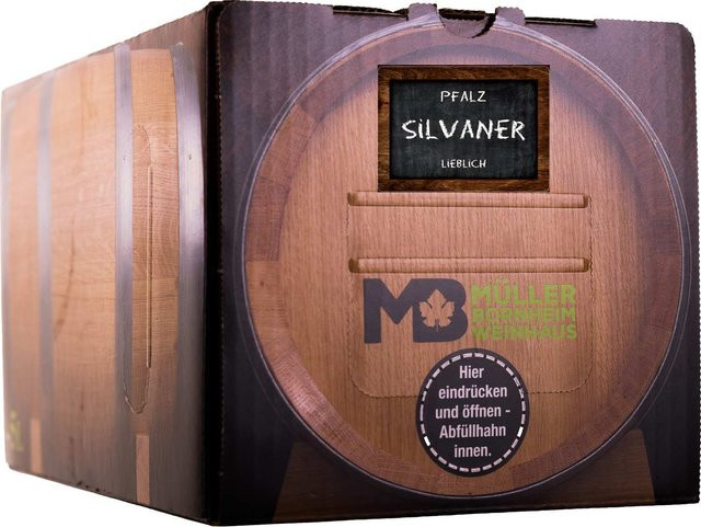 Weinhaus Müller Bornheim, Silvaner, lieblich, Weißwein, 5 l - Bild 1