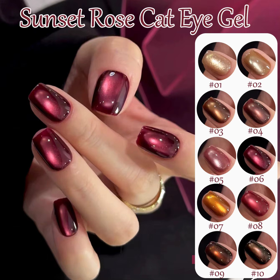 SHAKA Nagellack, Rosiger Goldbrauner, Schimmernd - Bild 2