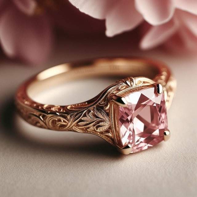 YoYo Ring, Rosa Synthetischer Zirkonia, Damen - Bild 1