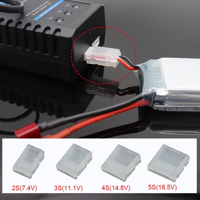 RC ERA JST-XH Balance Stecker Savers AB Clip Set für RC Modell Lithium-Ionen Batterien, 25 Stück - Bild 1