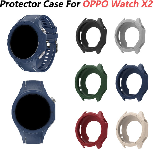 OPPO Smartwatch Schutzhülle, Silikon, Schwarz - Bild 1