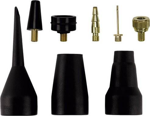 Einhell Druckluft-Aufblas-Adapter-Set 8-teilig in Schwarz und Gold - Bild 1