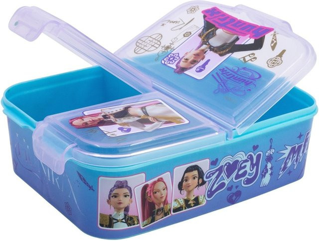 KPop Demon Hunters Brotdose von COFI 1453 in Blau mit 2156 ml Volumen - Bild 1