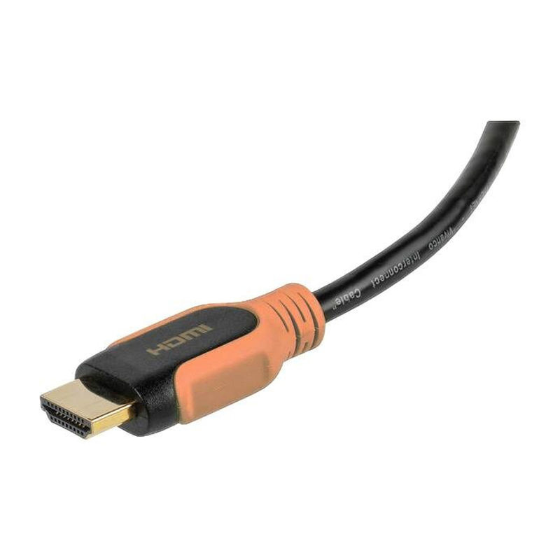 Vivanco High Speed HDMI Kabel mit Ethernet/LAN in Schwarz/Orange, Länge: 2,0 m - Bild 4