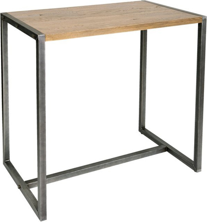 VEGA Stehtisch Torres rechteckig in Eiche Antik und Grau, B/T/H: 120 x 70 x 110 cm