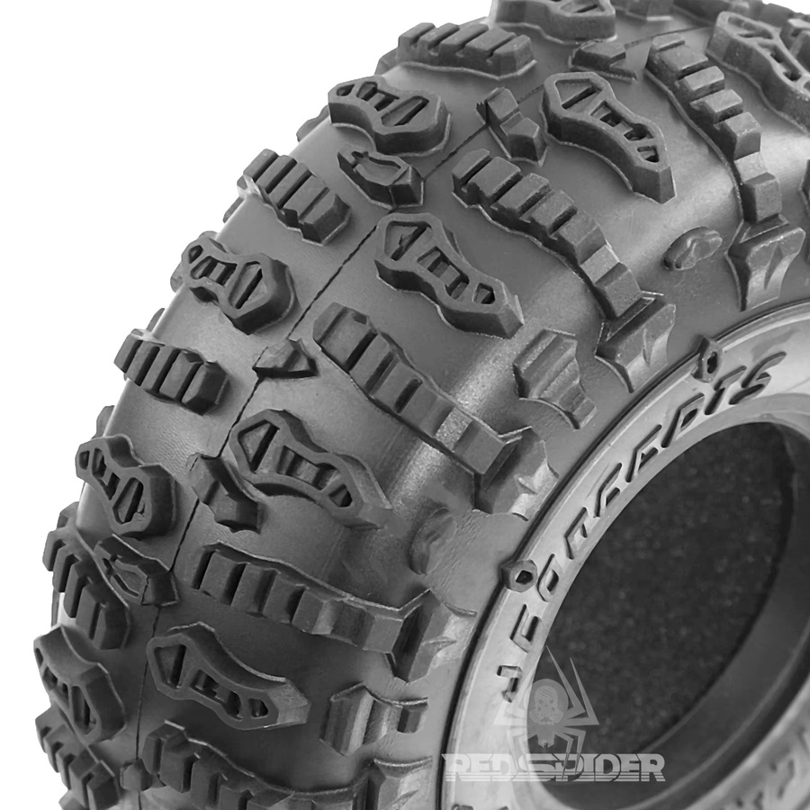 RS RC Crawler-Reifen, 4-teiliges Set, 1:10, 125 mm, Schwarz - Bild 4