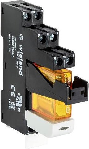 Wieland Electric FLARE MOVE 230AC-2W-8A Relaisbaustein Schwarz 10er Pack - Bild 1