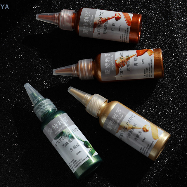 YA Goldfarbe Metallische Acrylfarbe Gold und Bronze 60 ml - Bild 1