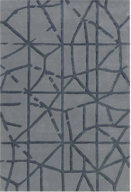 Arte Espina Kurzflorteppich Satin 8063 grau B/L: 170 x 240 cm - Bild 1