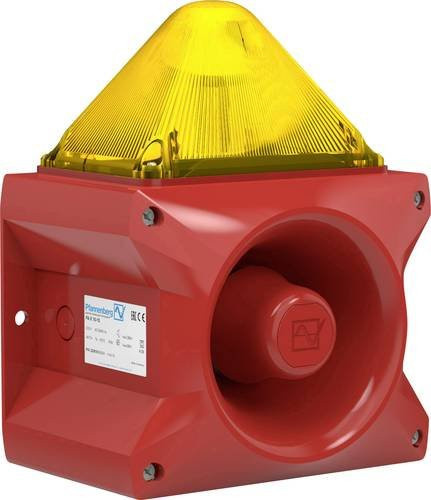 Pfannenberg Optisch-akustischer Signalgeber PA X 10-10 230 AC in Gelb mit 110 dB - Bild 1
