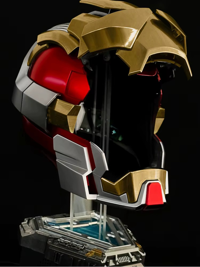 Hot Toys Marvel MK17 Iron Man Helm, mit Sprachsteuerung, für Erwachsene - Bild 1