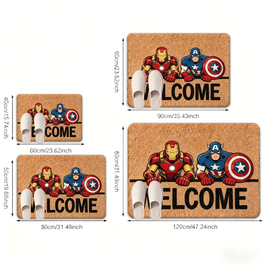 Marvel Avengers Fußmatte aus weichem Polyester in Multicolour von Beast Kingdom - Bild 3