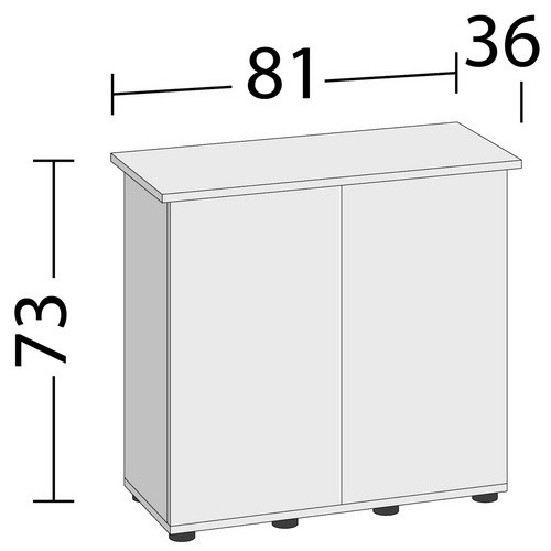 JUWEL AQUARIUM Schrank SBX Rio 125 in Braun - Bild 2