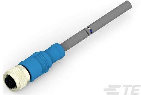 TE Connectivity Rundsteckverbinder T4161320005-002 in Blau mit 5 Polen - Bild 1