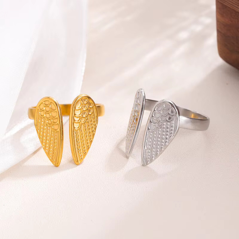 sharelucky Ringe Edelstahl, Gold, Damen - Bild 2
