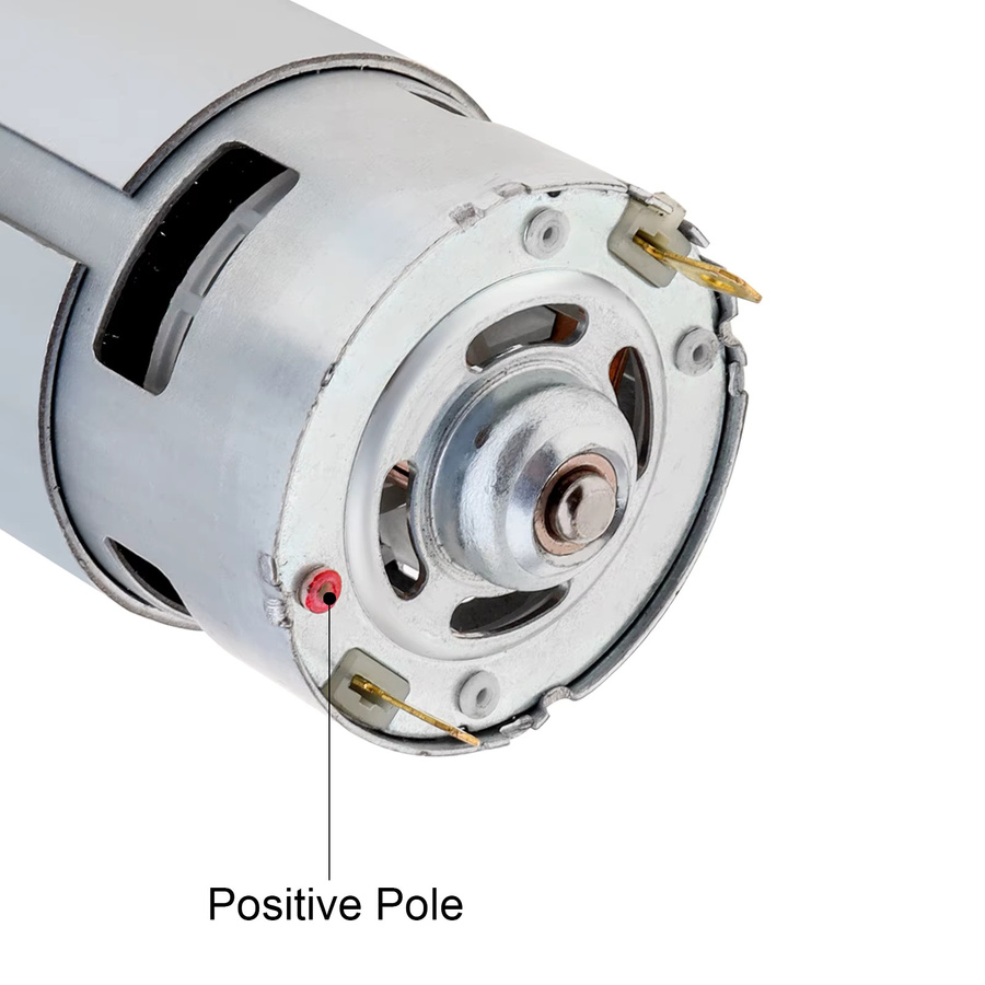 Makita Ersatz-Mikromotor 775 Gleichstrommotor 18 V mit 16 Zähnen in Silber für Schlagbohrmaschinen und Bohrgetriebe - Bild 2