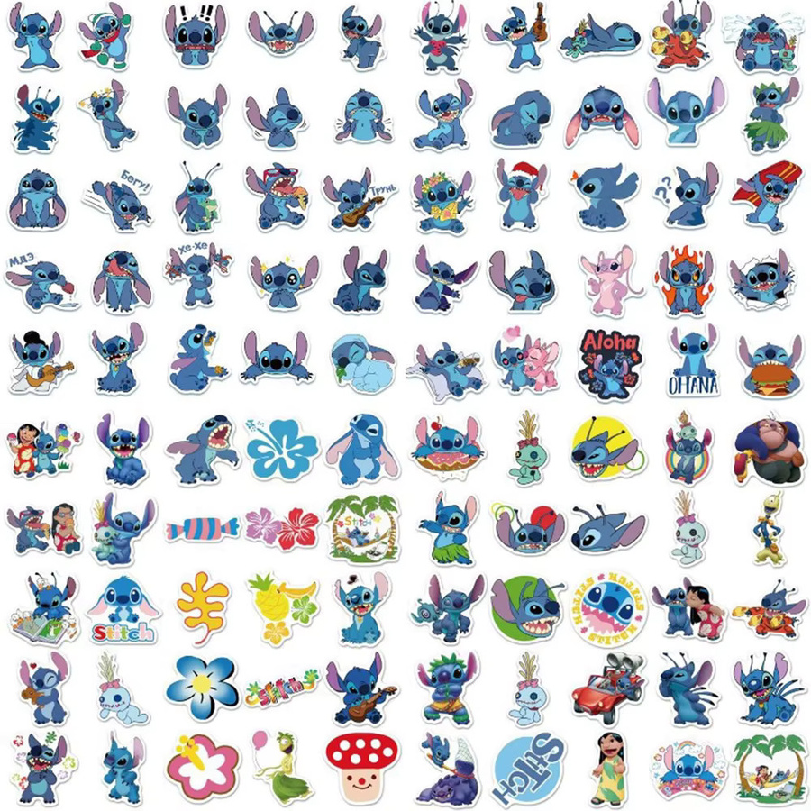 Disney Lilo & Stitch Aufkleber, Bunt / Mehrfarbig, Set / Bundle - Bild 4