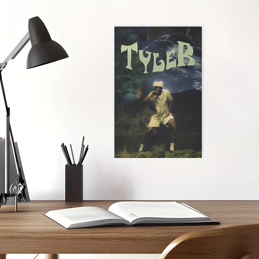 Tyler The Creator Live-Performance Wandteppich von JMG Household Supplies, Mehrfarbig, B: 40 cm, H: 60 cm - Bild 4